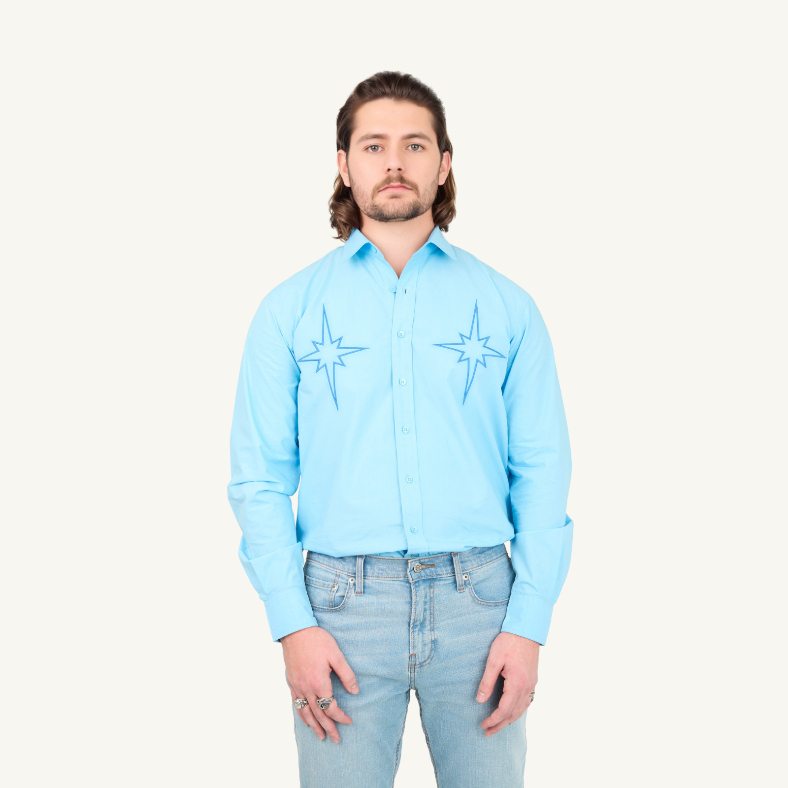 Western Double Star Full Sleeve Shirt